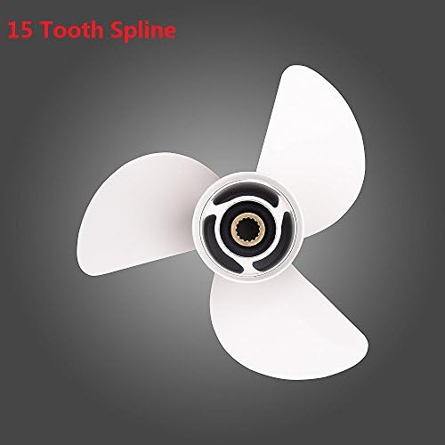 Propeller Alloy Fit Yamaha 85-150HP 13 1/4X 17K Universal Outboard Marine 3-Blade Boat Propeller