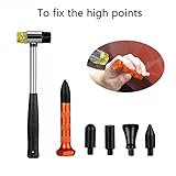 Super PDR Tap Down Tool 4pcs Heads Rubber Hammer Paintless PDR Dent Repair Tools