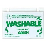 Center Enterprise CE503 Washable Stamp Pads, Green