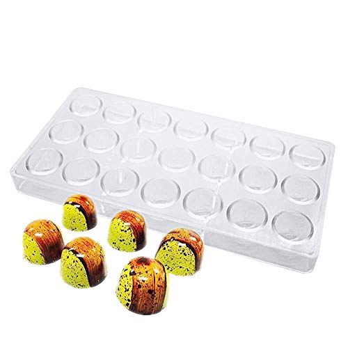 Baking Tools PC Hard Chocolate Mold 3D Polycarbonate Chocolate Moulds Homemade Chcolate Mold Maker Plastic Clear Ice Jelly Candy Mould Jelly Soft Sweet Mould Kitchen DIY Bakery Pastry Tool Baking Acce