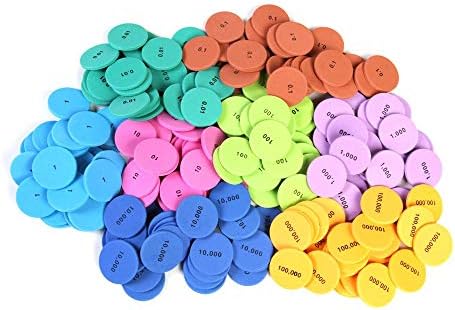 Teacher Created Resources Place Value Discs - 100 Ones Math Manipulatives For Classroom