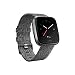Fitbit Versa Special Edition Smart Watch, Charcoal Woven, One Size (S & L Bands Included) primary