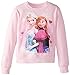 Disney Frozen Girls' Elsa and Anna Crew-Neck Sweatshirt