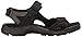 ECCO Men's Yucatan Sport Sandal, Black/Mole/Black Oil Nubuck, 11-11.5