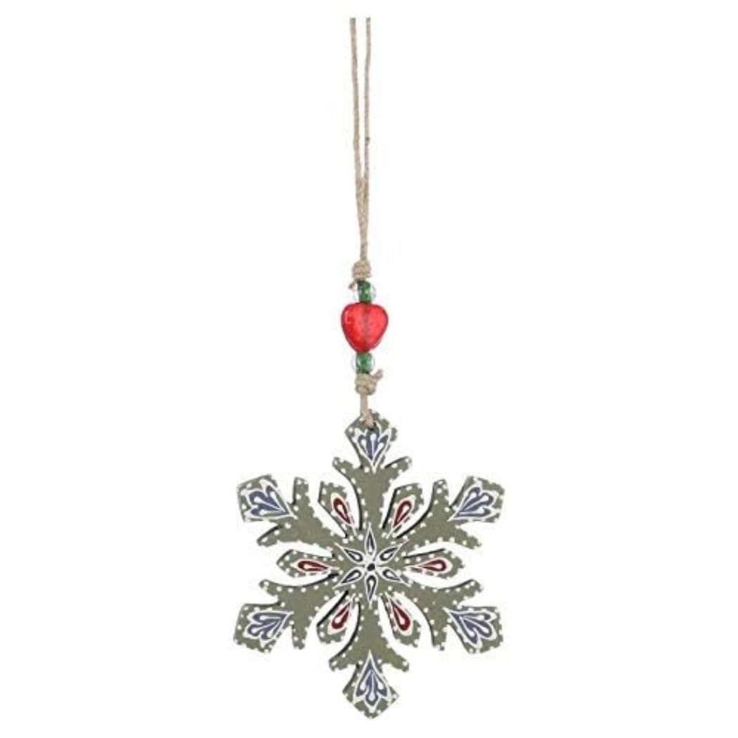 Edelman Snowflake Hanging Christmas Decorations and Objects, Multicoloured, 8718861639490