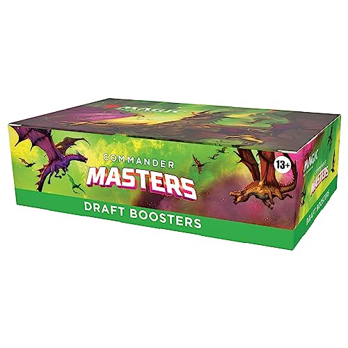 Magic The Gathering Commander Masters Draft Booster Box 24 Packs (480 Cards) Pricepulse