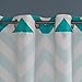 Intelligent Design Libra Chevron Window Curtain Pair Teal 84
