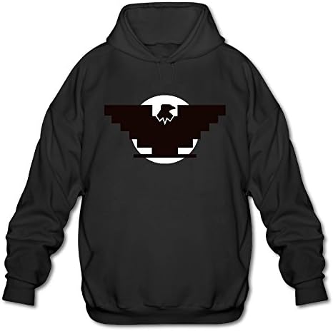 Wesley Aztlan Huelga Bird Men's Sport Fleece Hoodie Black