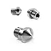 Micro Swiss Plated Wear Resistant Nozzle for LulzBot TAZ 5, TAZ 6, LulzBot Mini, Hexagon Hotend .6mm