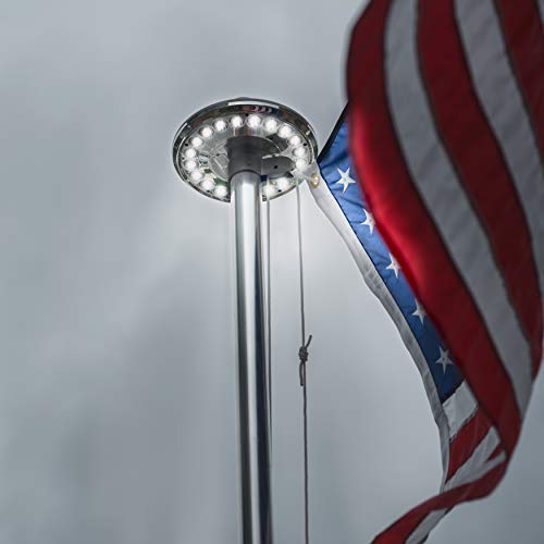 Deneve solar flag pole light Solar Panel America