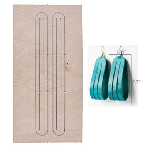 LOOGOOL Wooden Dies Cutting Mold Metal Leather Jewelry Earring Die