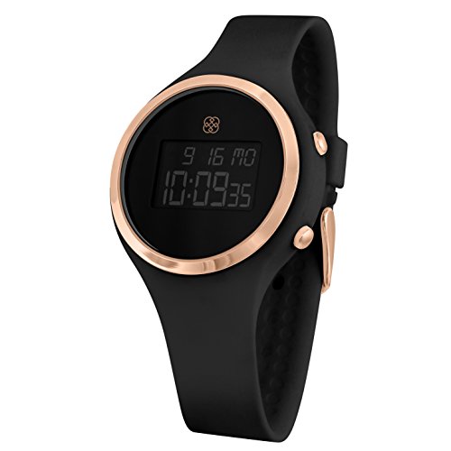 Daisy Fuentes Fashion Silicone Strap Digital Watch