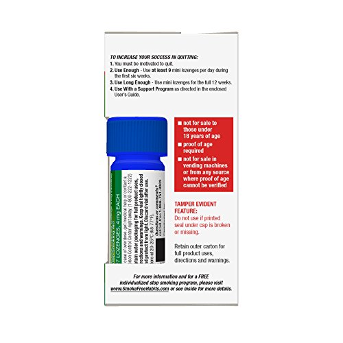 5 Nicotine+Mini+Lozenge+Smoking+Count