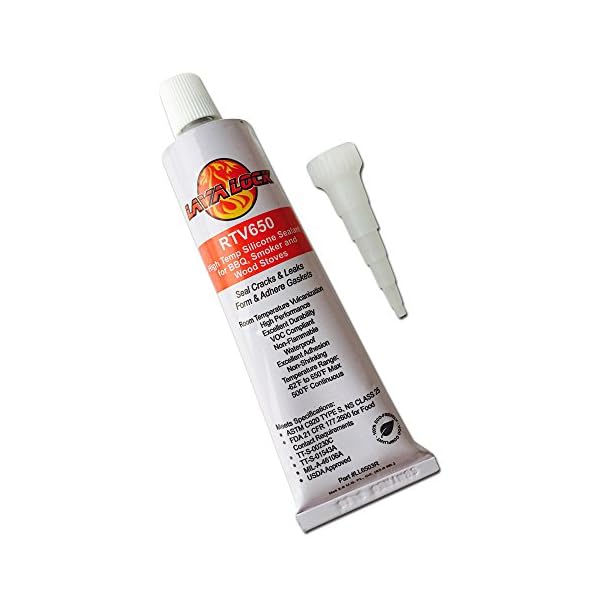 LavaLock-RTV-650-F-BBQ-grill-smoker-sealer-Hi-Temp-FOOD-SAFE-Silicon-adhesive-3-oz