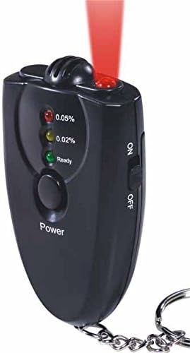 Promotions Gift Drive Safety Alcohol Breath Tester Alcometer LED Breathalyzer with Keychain At6360