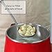 Newness Small Slotted Spoon, Integral Forming Skimmer Cooking Spoon, 304 Stainless Steel Strainer Ladle with Vacuum Ergonomic Handle for Kitchen, [Rustproof & Durable], 11.61 Inches