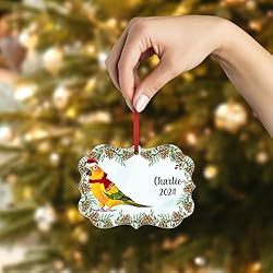 Sun Conure Parrot Christmas Ornament 2024