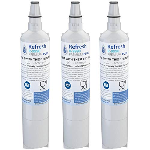 Refresh NSF53 Premium Replacement Refrigerator Water Filter Compatible