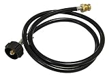Hongso HR04-1 4 Feet Hose and Adapter, Propane Adapter Hose Replacement for Connecting QCC1 Tpye1 LP Tanks to Equipment, CSA Certified