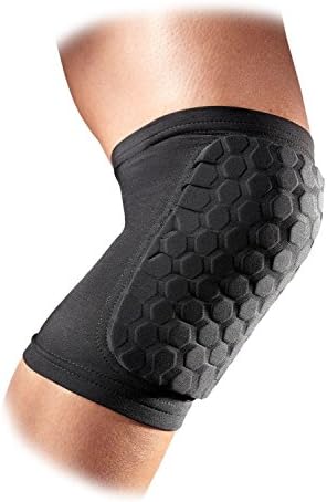 Volleyball Knee Pad/Elbow Pad Honeycomb Compression Sleeve: Best for Volleyball, Hockey, Football, Basketball, Soccer, Baseball, and Other Athletic Use! Breathable, Slim Profile, HEX Design 1 PAIR