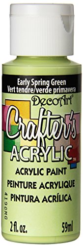 DecoArt Crafter's Acrylic Paint, 2-Ounce, Early Spring Green