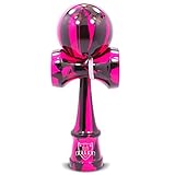 Kaleb USA Full Washed Pink & Black Kendama With Extra String