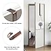 AnCintre Wreath Door Hanger, Adjustable 15 to 25 Inch Halloween Fall Wreath Hanger for Front Door Decor,Heavy Duty with 20LB Wreath Hook Holder for Welcome Sign for Front Door
