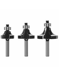 Skil 91002 Roundover de carburo Bit Set, 3-Piece