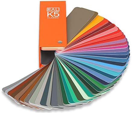 RAL K5 colour fan, two book set, satin and gloss, 215 RAL colours, 5 cm x 15 cm - Image 3