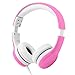 Wired Volume Limited Kids Headphones with Detachable Cable and Sharing Music for Children (Pink)