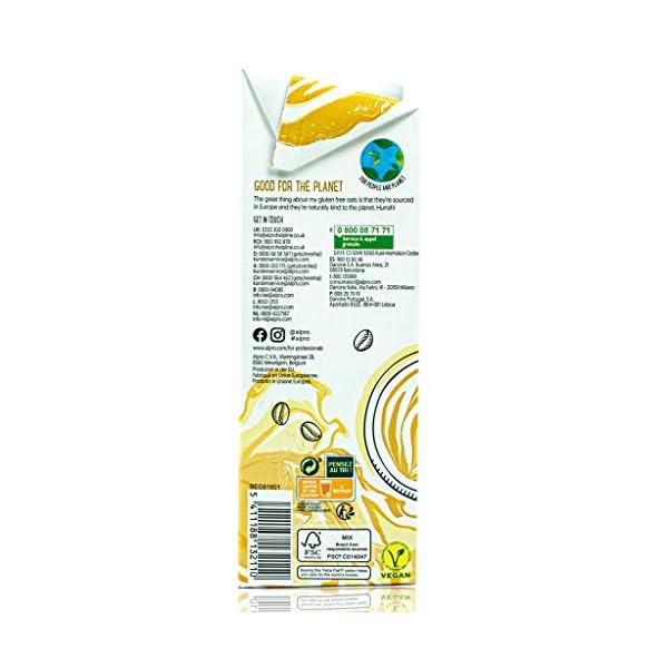 Alpro - 4er Pack Haferdrink Barista for Professionals 1 Liter - Oat Hafer Drink 100 % pflanzlich zum AufschÃ¤umen fÃ¼r Kaffee, Shakes und Smoothies – Bild 7