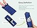Camping Mat Inflatable Sleeping Pad - Compact & Lightweight for Backpacking - Ultralight Air Mattress Engineered for Comfort – with 3 Repair Patches and Bonus Survival Whistle (Admiral Blue)
