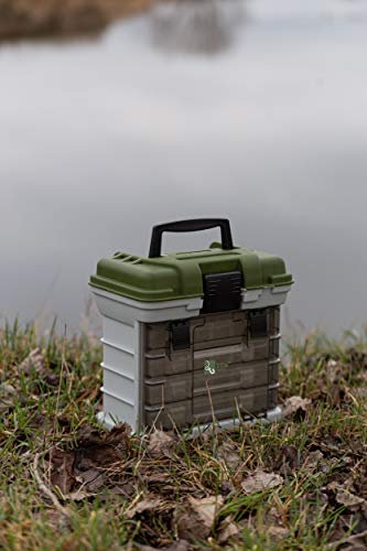 Zite Fishing Angelkoffer mit 4 Tackleboxen für Angelzubehör - Gerätekoffer & Angelkasten mit Boxen für Köder & mehr – Bild 7