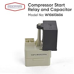 W10613606 Refrigerator Compressor Start Relay and