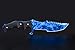 CIMA Huntsman CS:GO Knife, Multi-Color Full Tang Fixed Blade Tactical Knife, 10.8 in (Sapphire)