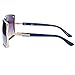 Fuzhao Classic Square Sunglasses For Women UV Protection Eyewear Glasses Shades For Women, Navy Blue, 60