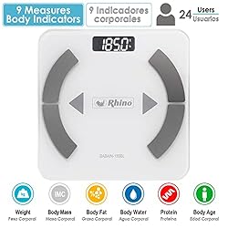 RHINO Smart Scale for Body Weight, High