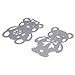 Whitelotous Cutting Dies Cut Dies Stencil Metal Template Mould for DIY Scrapbook Album Paper Card (2 pcs Bear)
