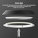 Floor lamp, Lamps For Living Room, LED Dimmable Modern Tall Standing Pole Light, TECKIN Touch Control Reading Light for Bedrooms Offices,3000K Warm White, 20W, Black