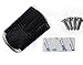 UPREE Self Groomer with Catnip Pouch,Cat Self Groomer Wall Corner Massage Groomer Cat Self Grooming Brush Black…