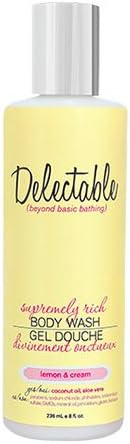 Delectable Body Wash, Lemon &amp; Cream