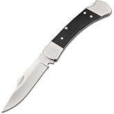 TrailTough 8.54'' Portable Lockback Manual Opening Folding Knife，3.3'' D2 Steel Blade，G10 Handle with Black Leather Sheath，EDC Pocket Knife for Men Women,Sharp Camping Fishing Hiking Knives