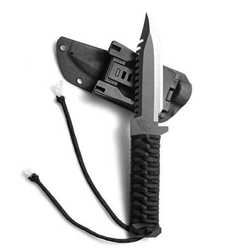 MCDLOKA Fixed Blade Knives Outdoor Duty Knife 420HC Stainless Steel