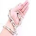 GVUSMIL 8mm 108 Mala Beads Wrap Bracelet Necklace for Yoga Charm Bracelet Natural Gemstone Jewelry for Women Men