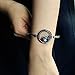 Mesinya Round 316L Stainless Steel 30mm Glass Locket Bangle Living Floating Charm Locket Bracelet for 8'' Wrist