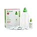 Xlear Natural Xylitol Nasal Irrigation System with 6 Saline Packets and 1 Sinus Rinse Bottle - Nose Cleaner for Fast Pressure and Congestion Relief (Pack of 1)