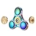 Fidget Spinner for Kids & Adults, BEST Rainbow Hand Spinner for ADHD, Killing Time, & Stress Relief. Made of Titanium Alloy, Ceramic Bearing, 3+ min, High Speed, & EDC with Portable Case (Rainbow2)