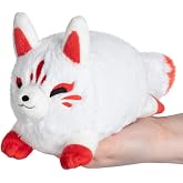 Squishable - Snugglemi Snackers Baby Kitsune - Kawaii Collection - 10 in - Soft Toy Collectible Stuffed Animal - Beans