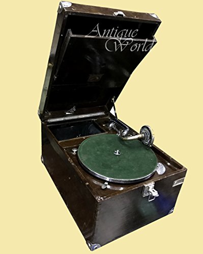 Antiques World Antique 1920's HMV Portable Vintage Picnic Gramophone In Turn Tables Musical Boxes Phonograph Collectables, Radio, Television & Telephony, Phonographs & Gramophones AWUSAHB 0168