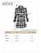 Women's Button Up Lightweight Cotton Relaxed Fit Plaid Shirt